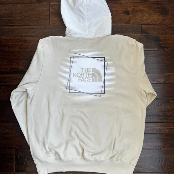 NWT The North Face Men's Cream Hoodie - Large - Picture 2 of 4